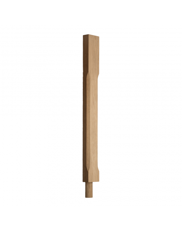 90mm Stop Chamfered Newel Post with Spigot Dowel image