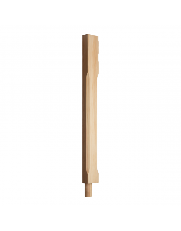 90mm Stop Chamfered Newel Post with Spigot Dowel image