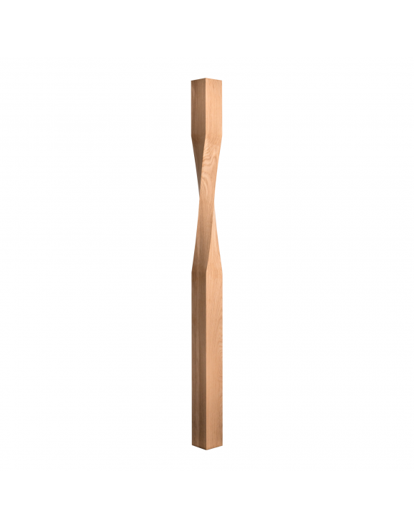 90mm Contemporary Twist Newel Post image