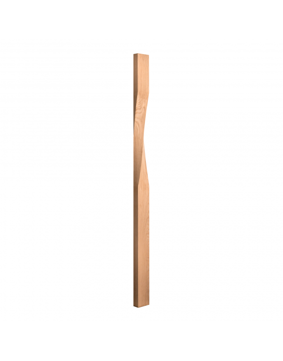 90mm Contemporary Twist Newel Post image