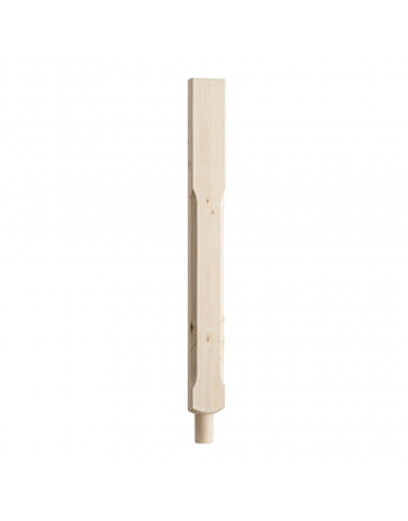 90mm Stop Chamfered Newel Post with Spigot Dowel image