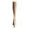 90mm Contemporary Twist Newel Post with Spigot Dowel image