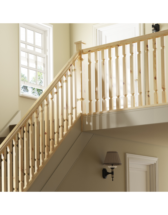 Regency Plain Square Stair Spindle Trade Packs image