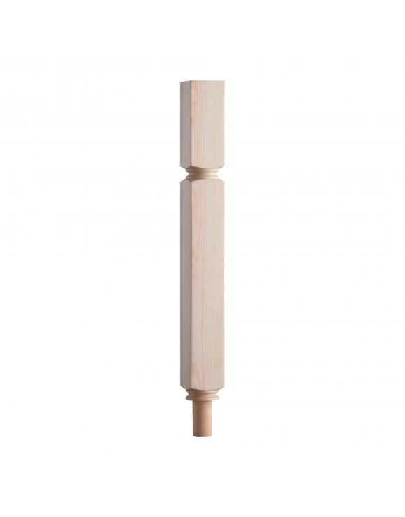 Regency Plain Square Spigot Newel Post image