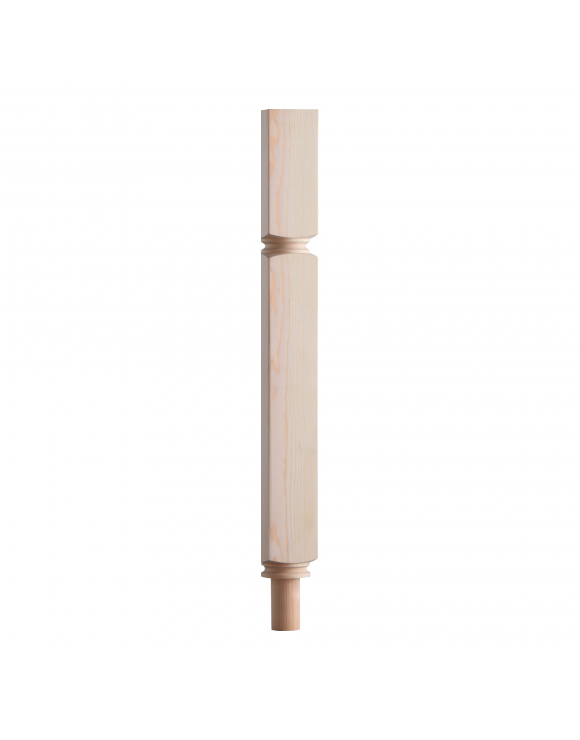 Regency Plain Square Spigot Newel Post image