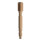 90mm Classic Rolling Pin Newel Post with Spigot image