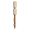 90mm Classic Rolling Pin Newel Post with Spigot image