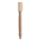 90mm Classic Rolling Pin Newel Post with Spigot image