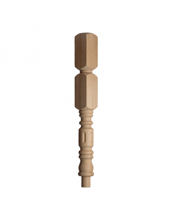 90mm Fluted Rolling Pin Spigot Newel Post image