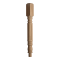 90mm Fluted Rolling Pin Spigot Newel Post image