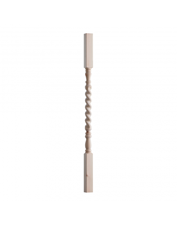 41mm Twisted Rolling Pin Stair Spindle image