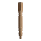 90mm Classic Fluted Newel Post with Spigot Dowel image