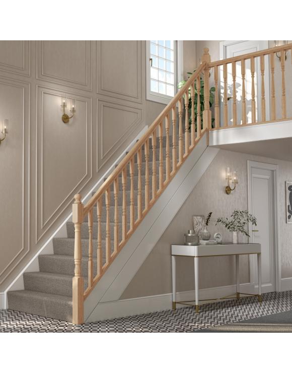 Colonial Turned Stair &amp; Landing Balustrade Kit image