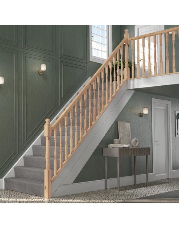 Colonial Turned Stair &amp; Landing Balustrade Kit image