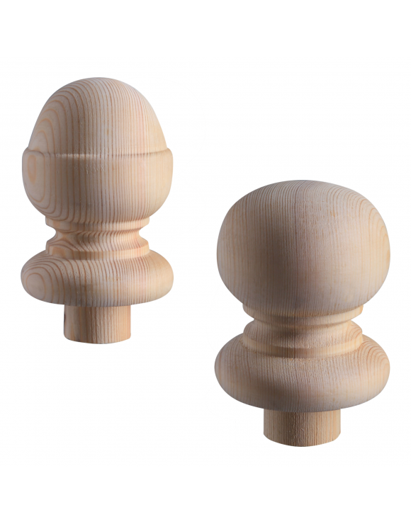 90mm Turned Newel Post Cap - Select Style image