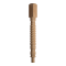 90mm Twisted Rolling Pin Newel Post with Spigot Dowel image