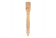 90mm Colonial Turned Newel Post with Spigot Dowel