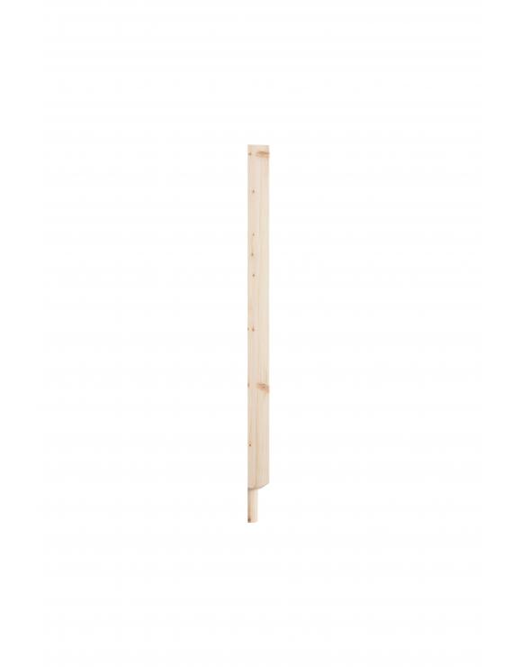 90mm Plain Square Newel Post with Spigot Dowel image