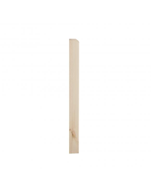 Pine 90mm HALF Newel Base Select image