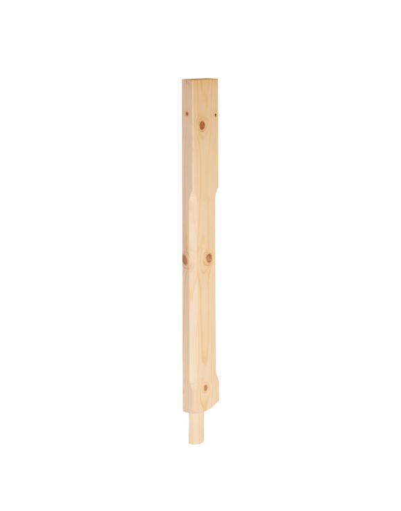 90mm Stop Chamfered Newel Post with Spigot Dowel image