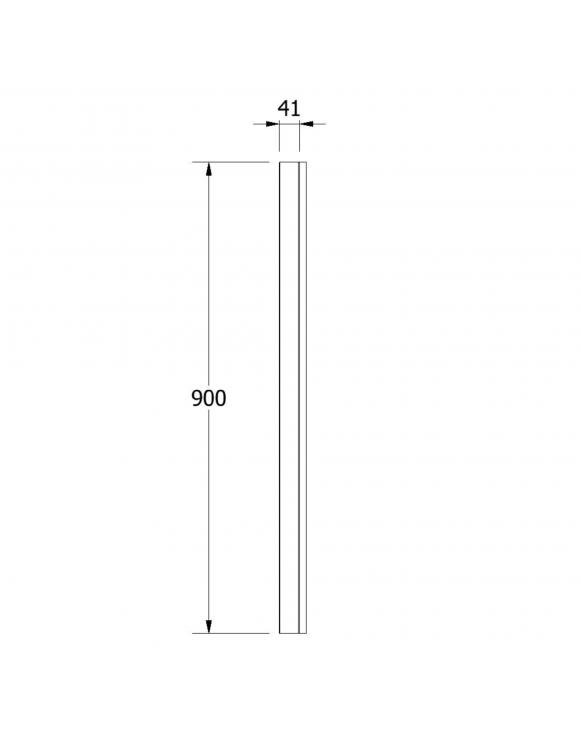 41mm Plain Square Stair Spindle image