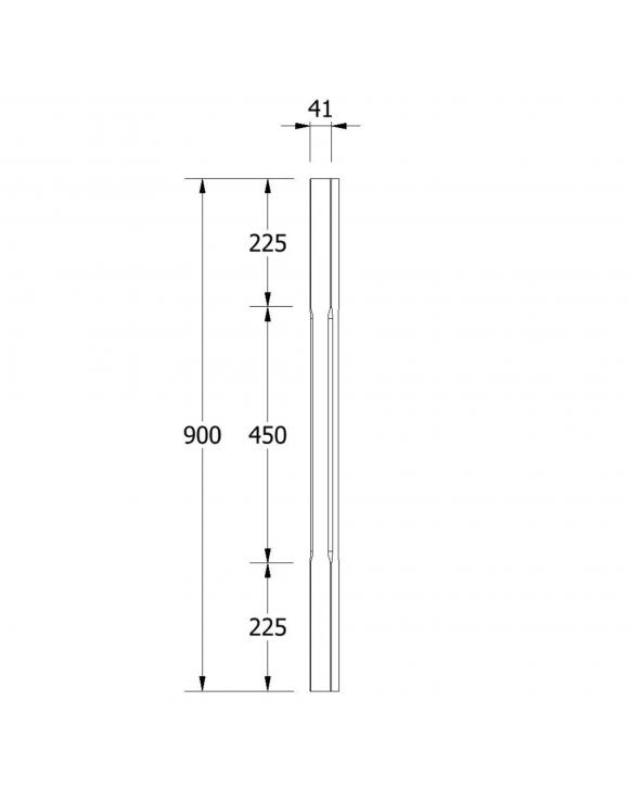 41mm Stop Chamfered Stair Spindle image