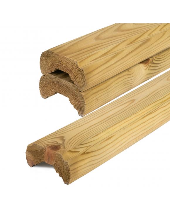 Universal Timber Decking Handrails / Base Rail image