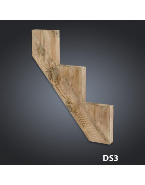 Treated Softwood Decking Stair String - 3 Step image