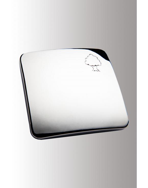 Reflections Newel Post Cap Chrome Finish image