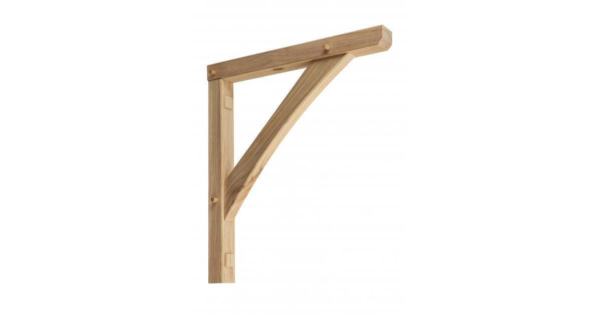 Pine Porch Gallows Bracket Blueprint Joinery