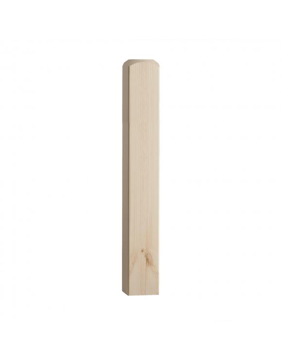 Pine 90mm Newel Base 700mm image